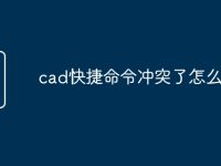 cad快捷命令冲突了怎么弄-路由网