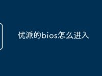 优派的bios怎么进入-路由网