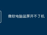 微软电脑蓝屏开不了机-路由网