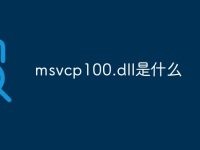 msvcp100.dll是什么-路由网
