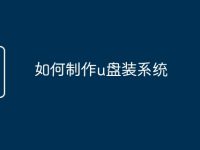如何制作u盘装系统-路由网