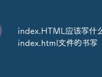 index.HTML应该写什么标签 index.html文件的书写-路由网