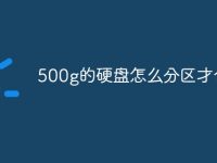 500g的硬盘怎么分区才合理-路由网