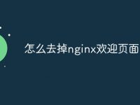 怎么去掉nginx欢迎页面-路由网