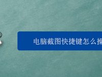 电脑截图快捷键怎么操作-路由网