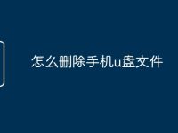 怎么删除手机u盘文件-路由网