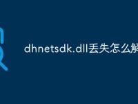 dhnetsdk.dll丢失怎么解决-路由网