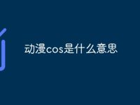 动漫cos是什么意思-路由网