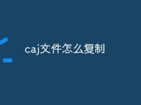 caj文件怎么复制-路由网