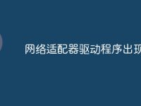 网络适配器驱动程序出现问题-路由网