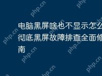 电脑黑屏啥也不显示怎么办 彻底黑屏故障排查全面修复指南-路由网