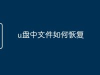 u盘中文件如何恢复-路由网