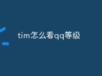 tim怎么看qq等级-路由网