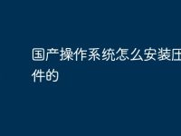 国产操作系统怎么安装压缩软件的-路由网