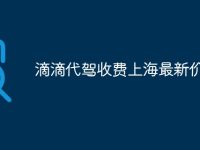 滴滴代驾收费上海最新价格表-路由网