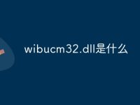 wibucm32.dll是什么-路由网