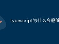 typescript为什么会删除-路由网