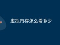虚拟内存怎么看多少-路由网