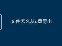 文件怎么从u盘导出-路由网