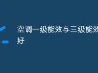 空调一级能效与三级能效哪个好-路由网
