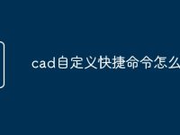 cad自定义快捷命令怎么导出-路由网