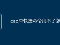 cad中快捷命令用不了怎么办-路由网