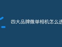 四大品牌微单相机怎么选-路由网
