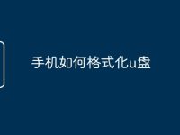 手机如何格式化u盘-路由网