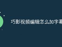 巧影视频编辑怎么加字幕-路由网