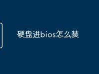 硬盘进bios怎么装-路由网