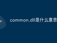 common.dll是什么意思-路由网