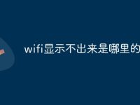 wifi显示不出来是哪里的问题-路由网