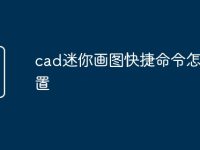 cad迷你画图快捷命令怎么设置-路由网