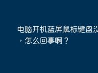 电脑开机蓝屏鼠标键盘没反应，怎么回事啊？-路由网