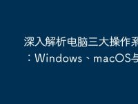 深入解析电脑三大操作系统:Windows、macOS与Linux-路由网