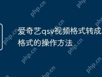 爱奇艺qsv视频格式转成MP4格式的操作方法-路由网