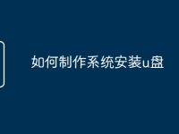 如何制作系统安装u盘-路由网