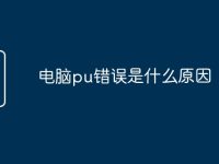 电脑pu错误是什么原因-路由网