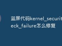 蓝屏代码kernel_security_check_failure怎么修复-路由网