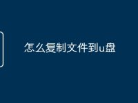 怎么复制文件到u盘-路由网