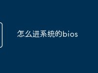 怎么进系统的bios-路由网