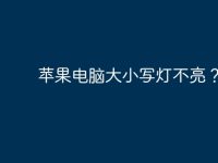 苹果电脑大小写灯不亮?-路由网