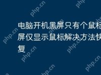 电脑开机黑屏只有个鼠标 黑屏仅显示鼠标解决方法快速恢复-路由网
