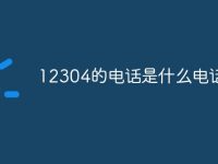 12304的电话是什么电话-路由网
