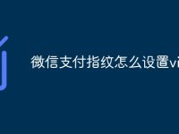 微信支付指纹怎么设置vivo-路由网