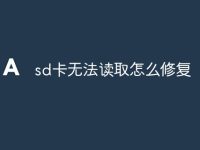 sd卡无法读取怎么修复-路由网