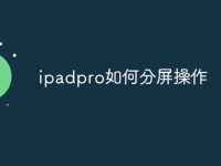 ipadpro如何分屏操作-路由网