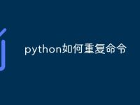 python如何重复命令-路由网