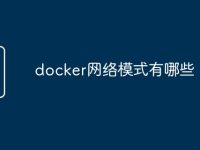 docker网络模式有哪些-路由网