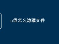 u盘怎么隐藏文件-路由网
